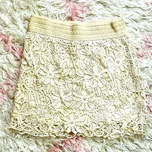 Crochet pencil skirt